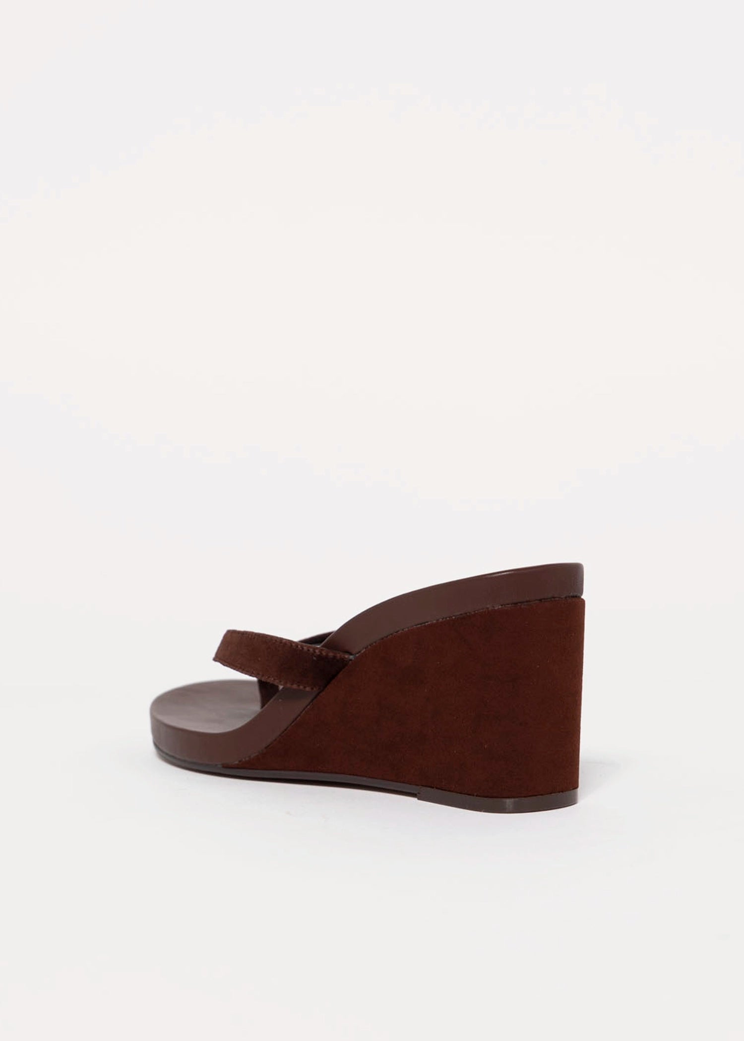 swatch_Brown Suede steve madden playing wedge thong sandal