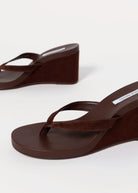 swatch_Brown Suede steve madden playing wedge thong sandal