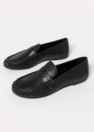 swatch_Black Leather vagabond aleya loafer