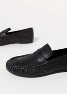 swatch_Black Leather vagabond aleya loafer