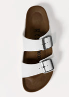swatch_white arizona sandal flat sandals