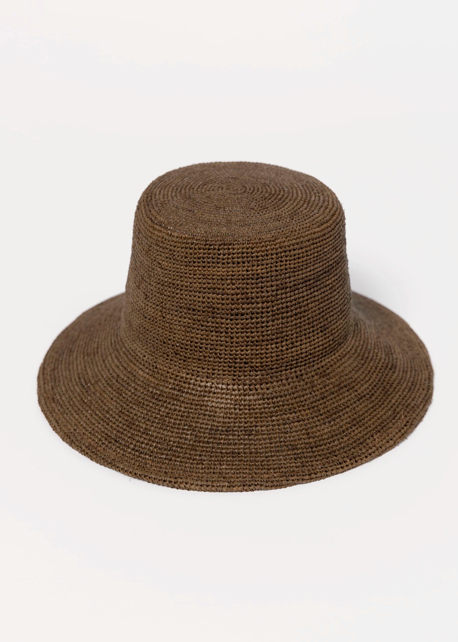 swatch_Brown wyeth cassis raffia bucket hat