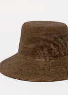 swatch_Brown wyeth cassis raffia bucket hat