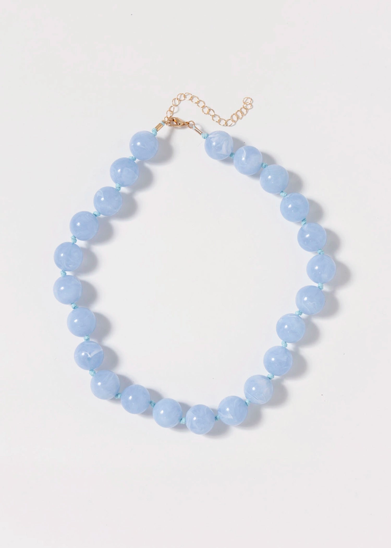 swatch_Light Blue mabry chunky beaded necklace