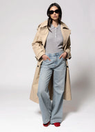 swatch_Wheat avec les filles cotton maxi trench coat