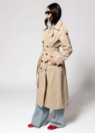 swatch_Wheat avec les filles cotton maxi trench coat