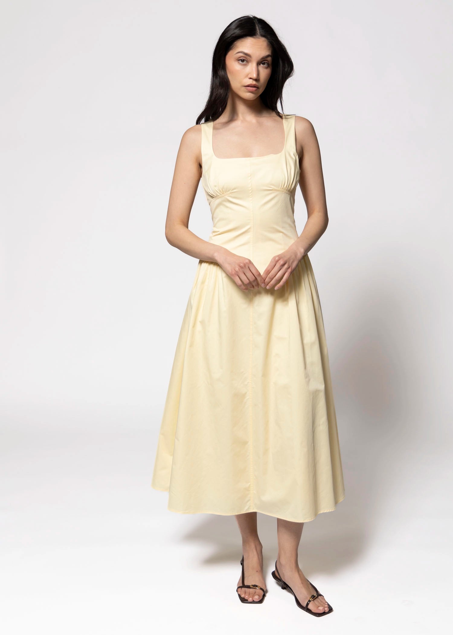 swatch_Yellow elodie the label calista dress