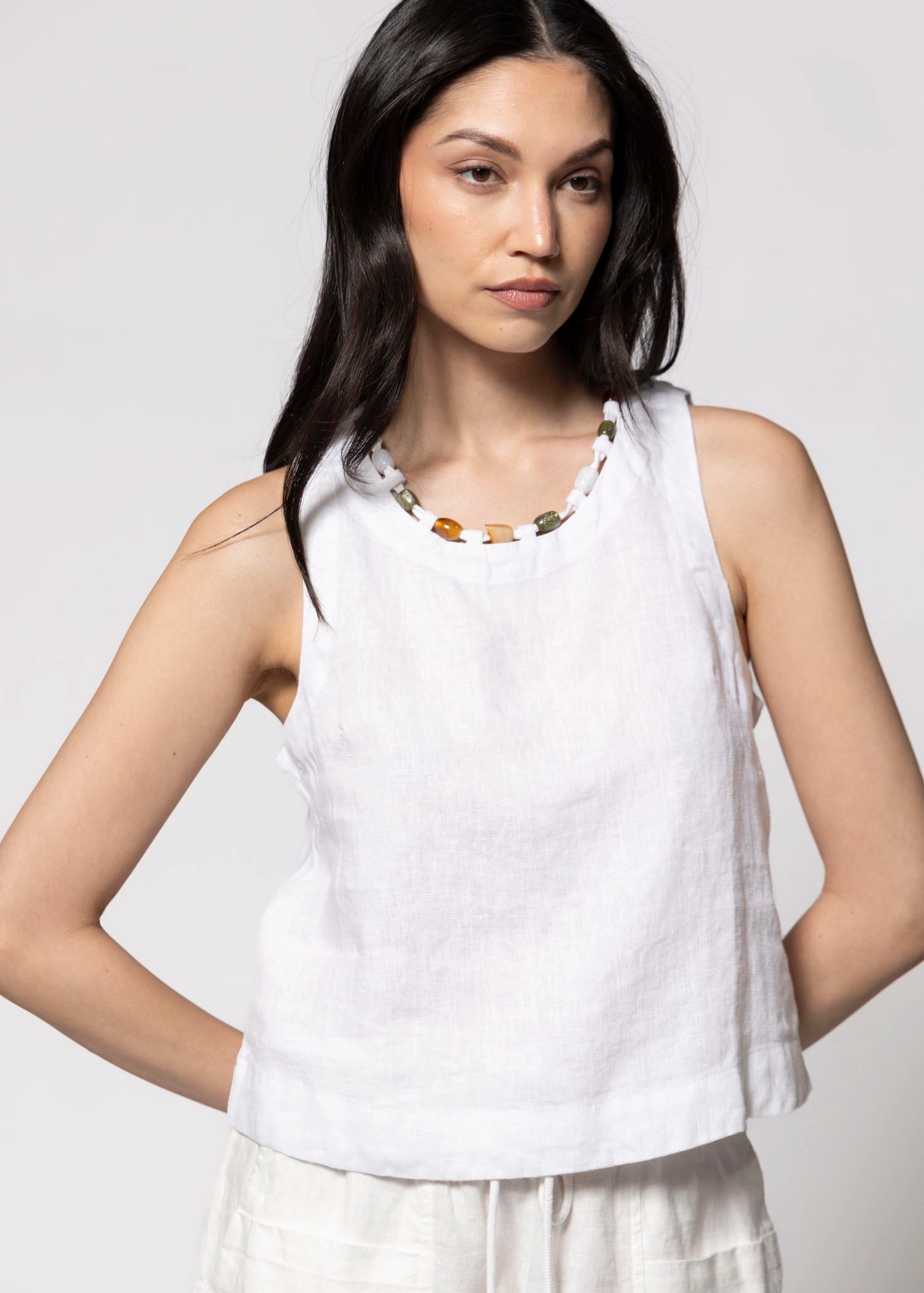 swatch_White beaded neckline tank