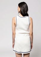 swatch_Ivory/Navy thread and supply freefall skort