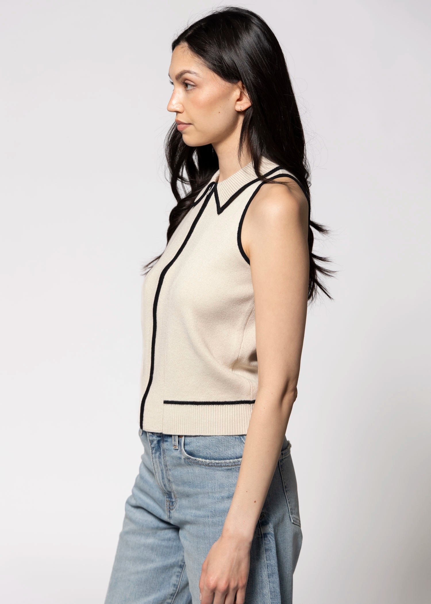 swatch_Flax central park west cora zip up polo