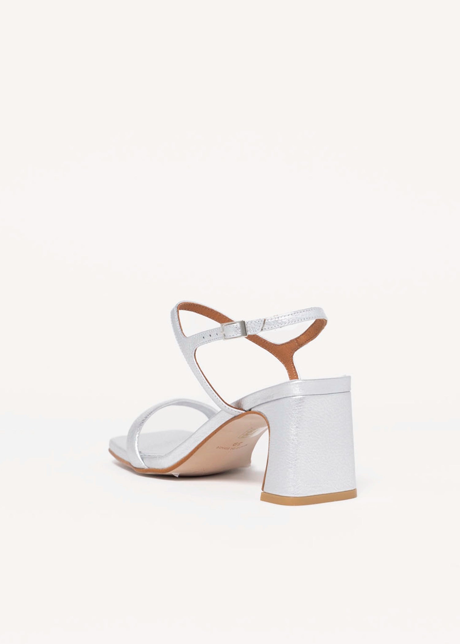 swatch_Silver Leather angel alarcon dominique heeled sandal