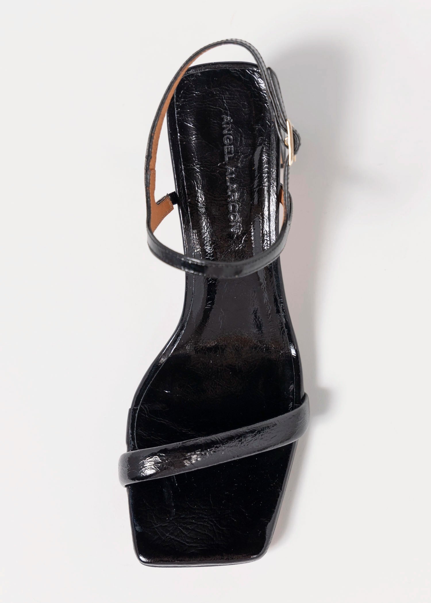 swatch_Black Patent angel alarcon dominique heeled sandal