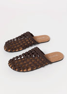 swatch_Chocolate silent d skylar woven mule