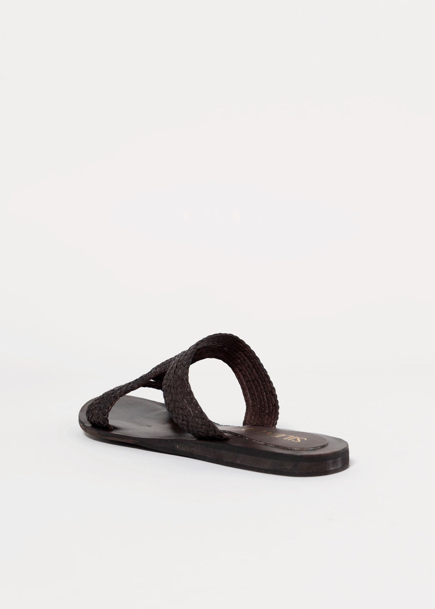 swatch_Brown Leather silent d jackie sandal