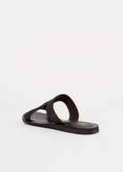swatch_Brown Leather silent d jackie sandal