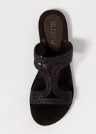 swatch_Brown Leather silent d jackie sandal