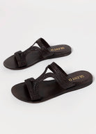 swatch_Brown Leather silent d jackie sandal