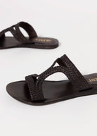 swatch_Brown Leather silent d jackie sandal
