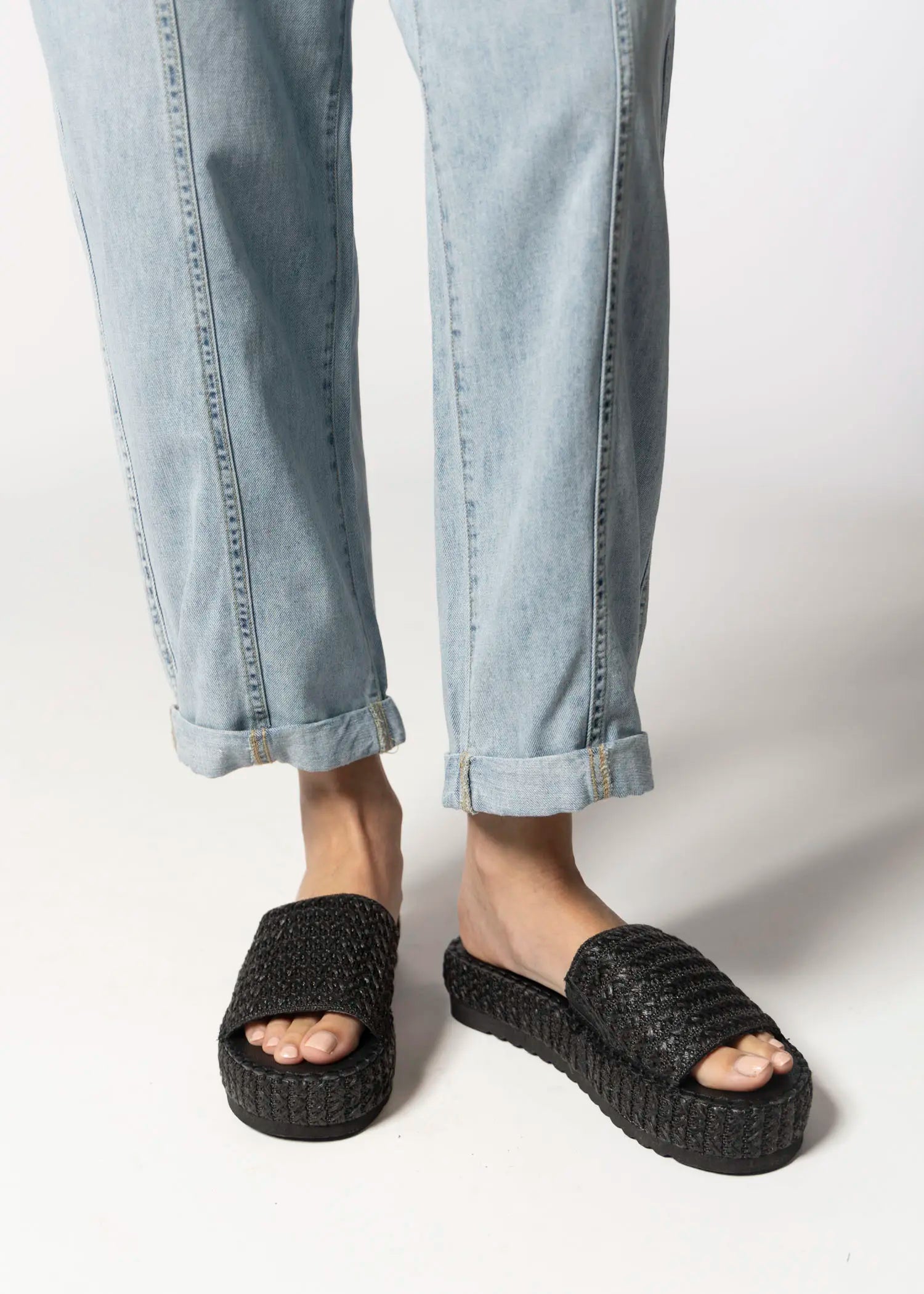 swatch_black del mar platform sandal platform sandals