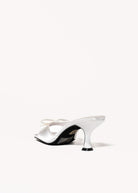 swatch_white satin sweet on u slide sandal heeled sandals