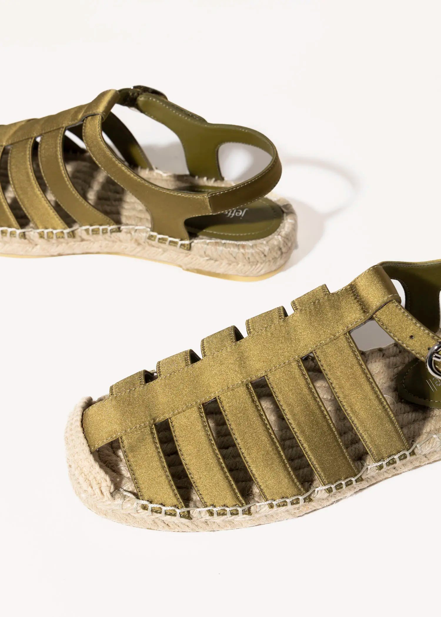 swatch_green tan lines espadrille fisherman sandal espadrilles