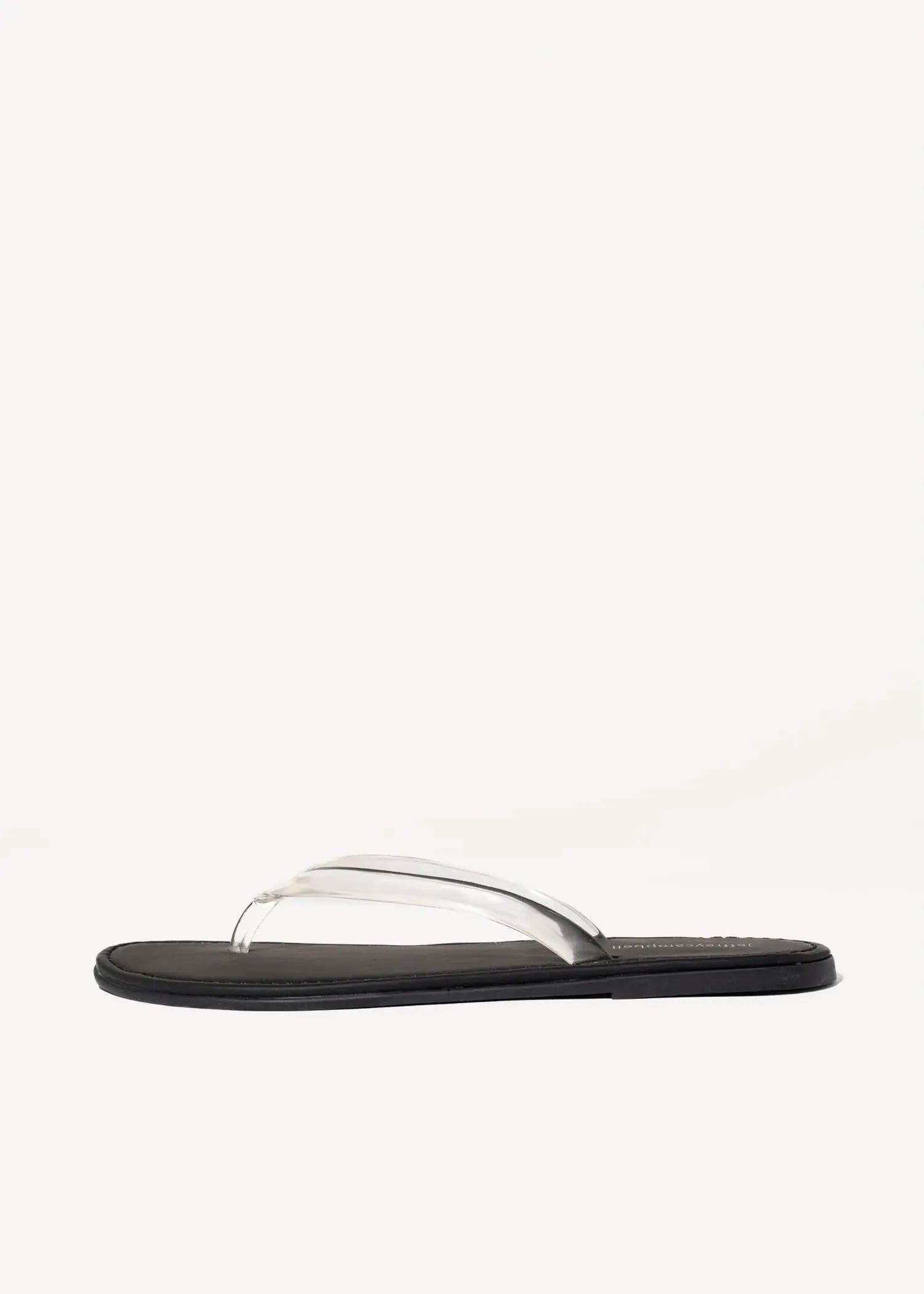 swatch_clear beached jelly thong sandal flat sandals