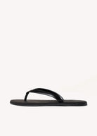 swatch_black beached jelly thong sandal flat sandals