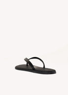 swatch_black beached jelly thong sandal flat sandals