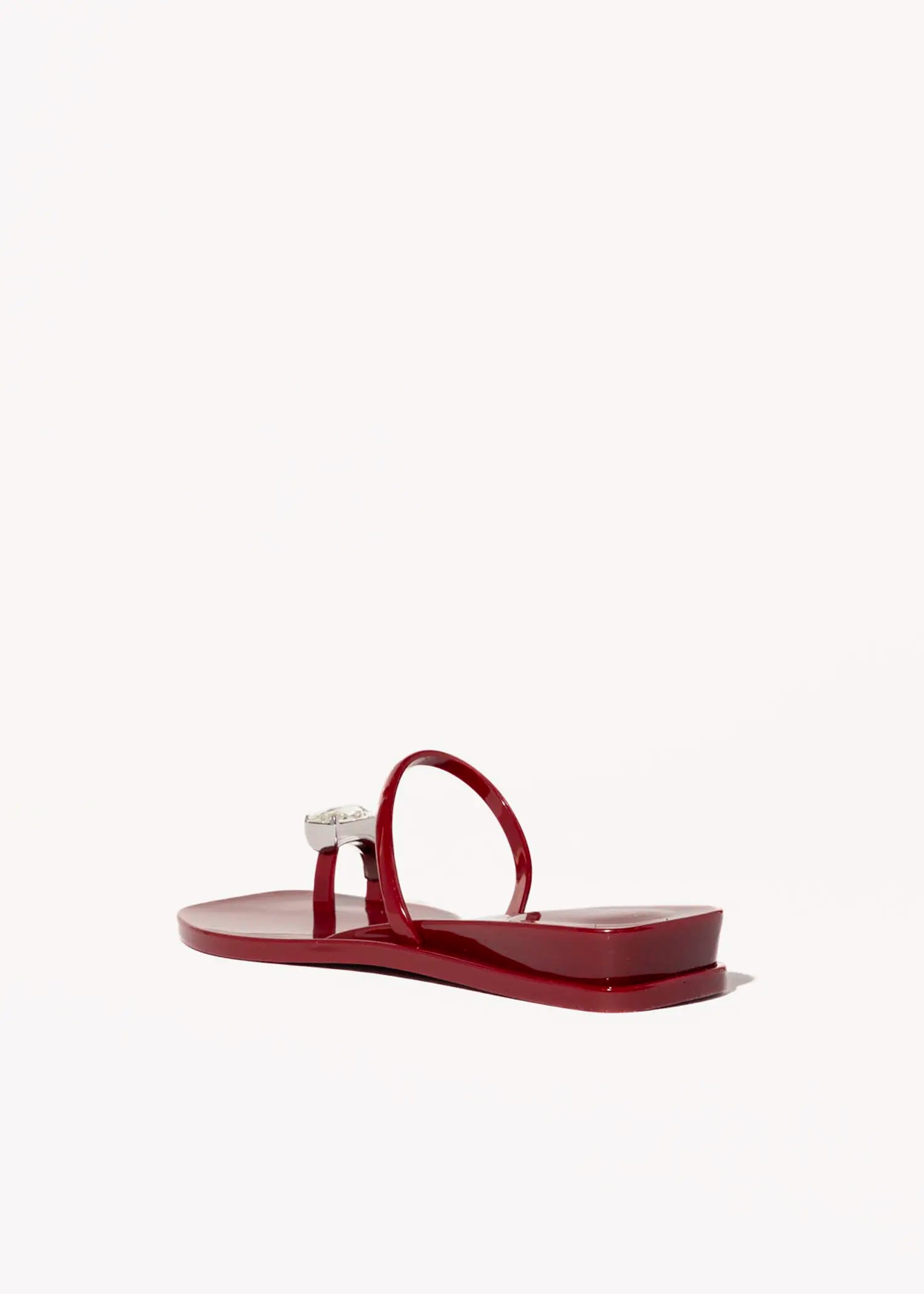swatch_red balia slide sandal flat sandals