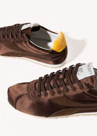 swatch_Chocolate Satin essex ballet sneaker shoes