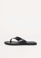 swatch_Black Leather vagabond zaida thong sandal