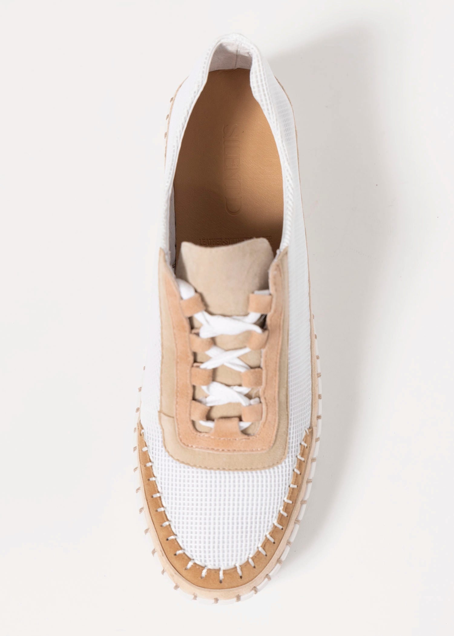 swatch_White/Latte silent d baine sneaker