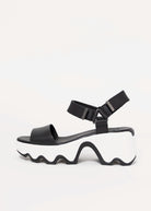 swatch_Black/Sea Salt sorel kinetic aura sandals