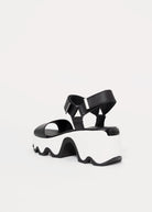 swatch_Black/Sea Salt sorel kinetic aura sandals