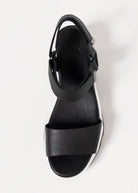 swatch_Black/Sea Salt sorel kinetic aura sandals