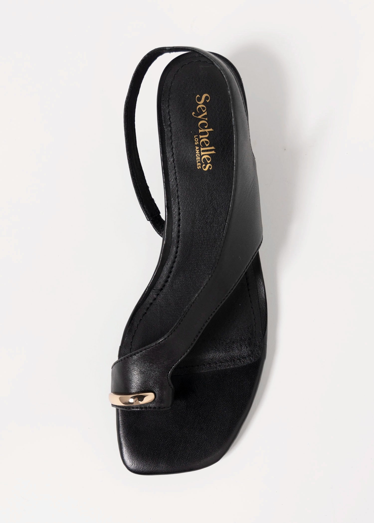 swatch_Black Leather seychelles sparks flying heeled sandal