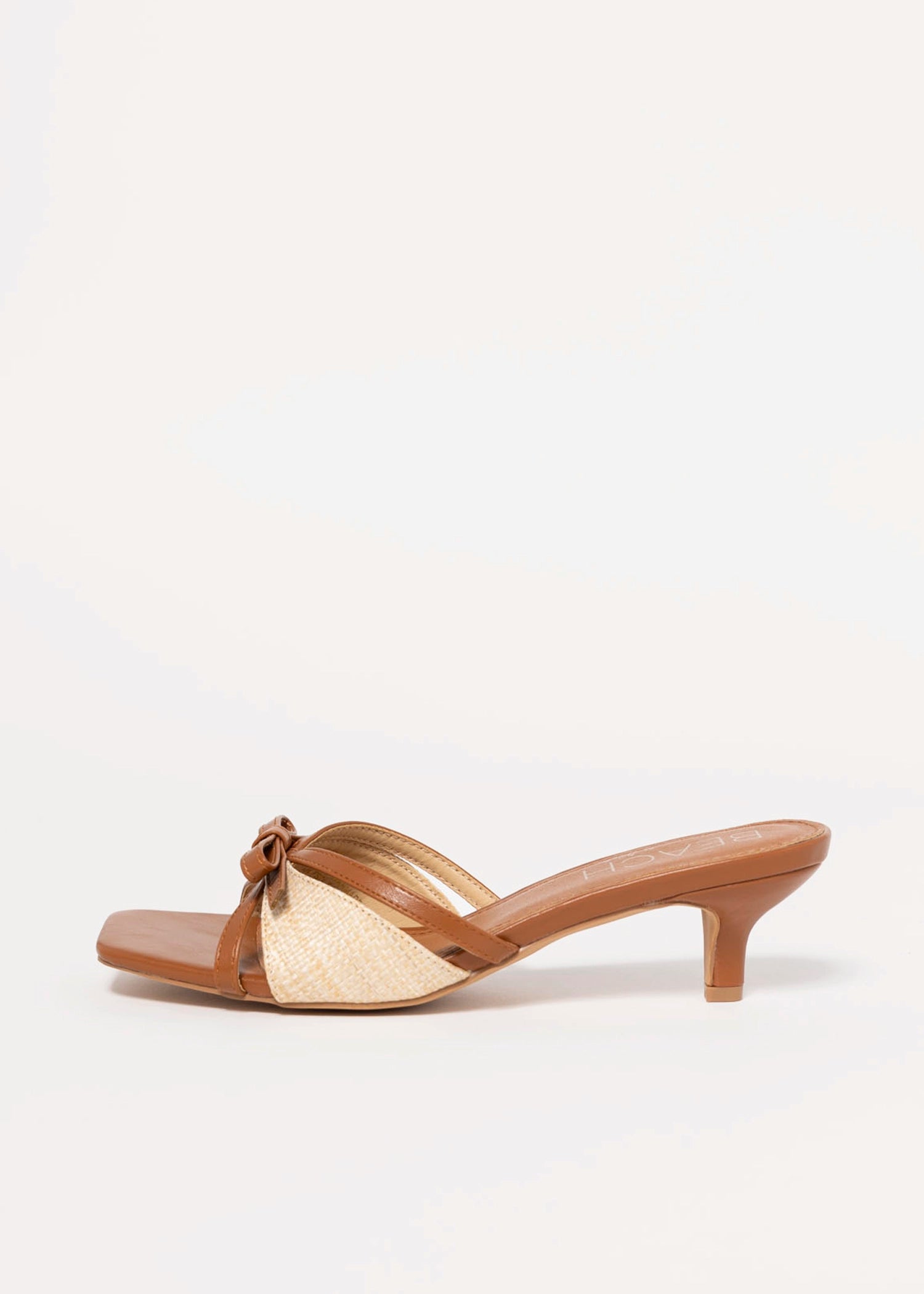 swatch_Cognac Vegan Leather coconuts porter kitten heel sandal