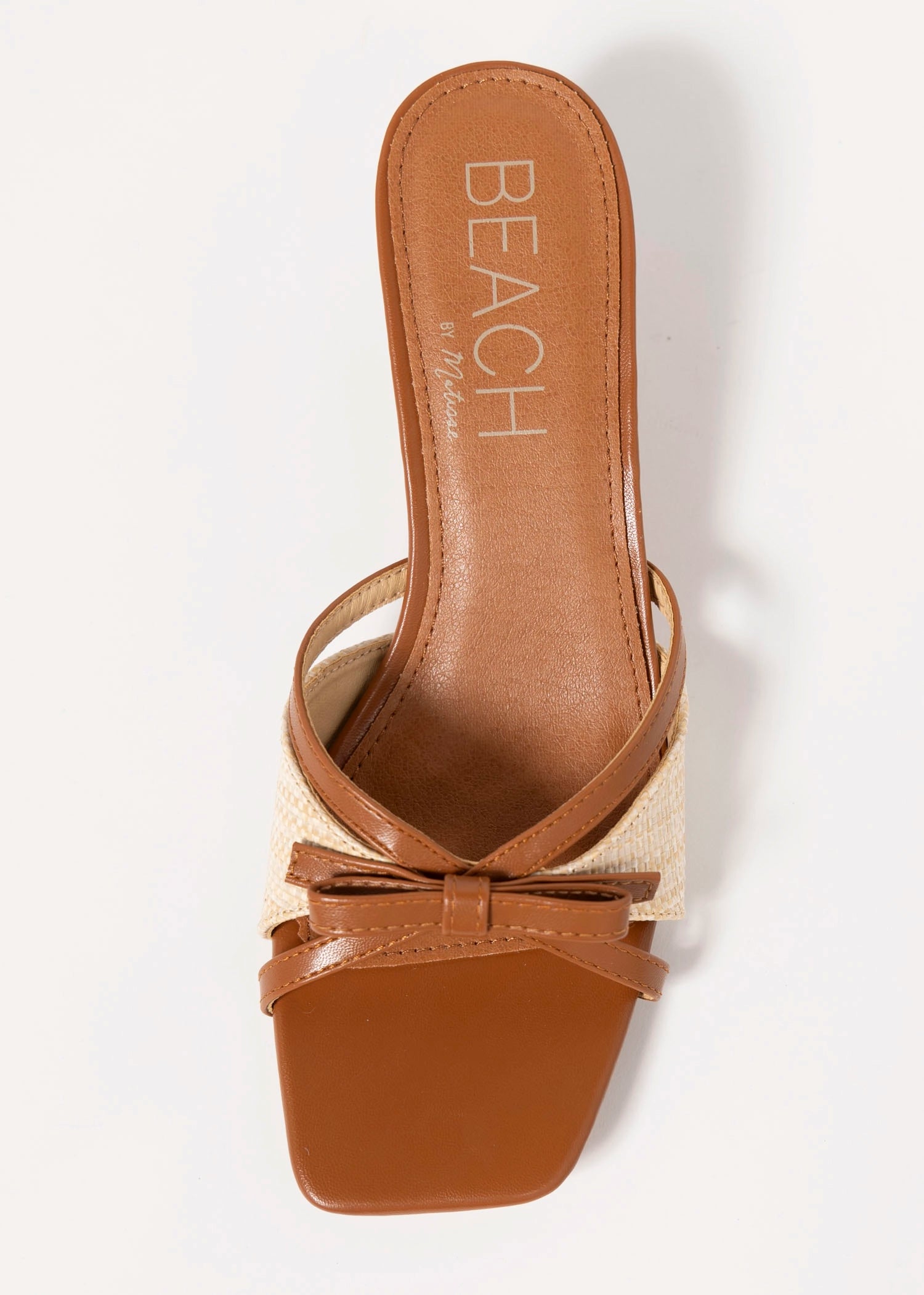 swatch_Cognac Vegan Leather coconuts porter kitten heel sandal