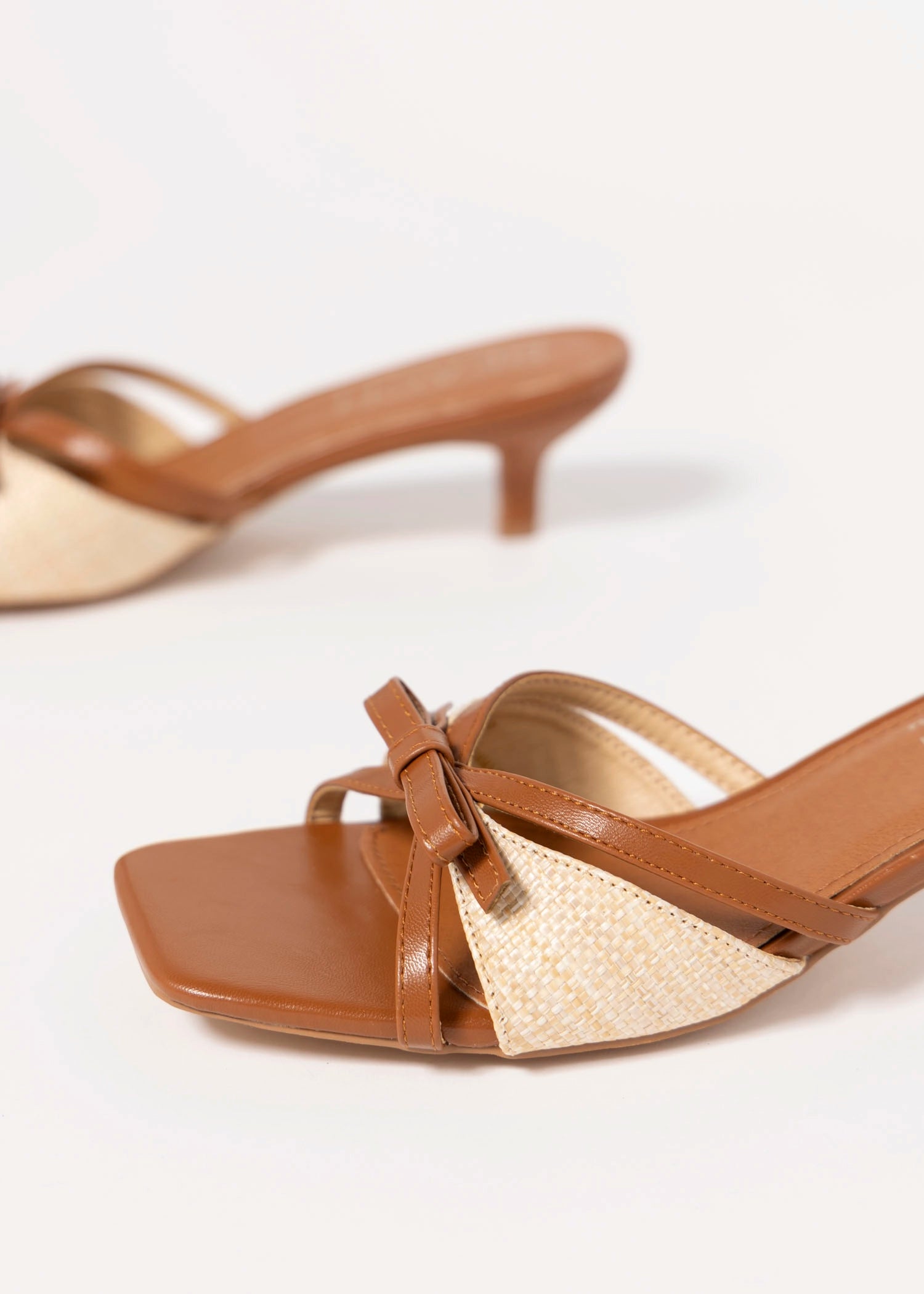 swatch_Cognac Vegan Leather coconuts porter kitten heel sandal