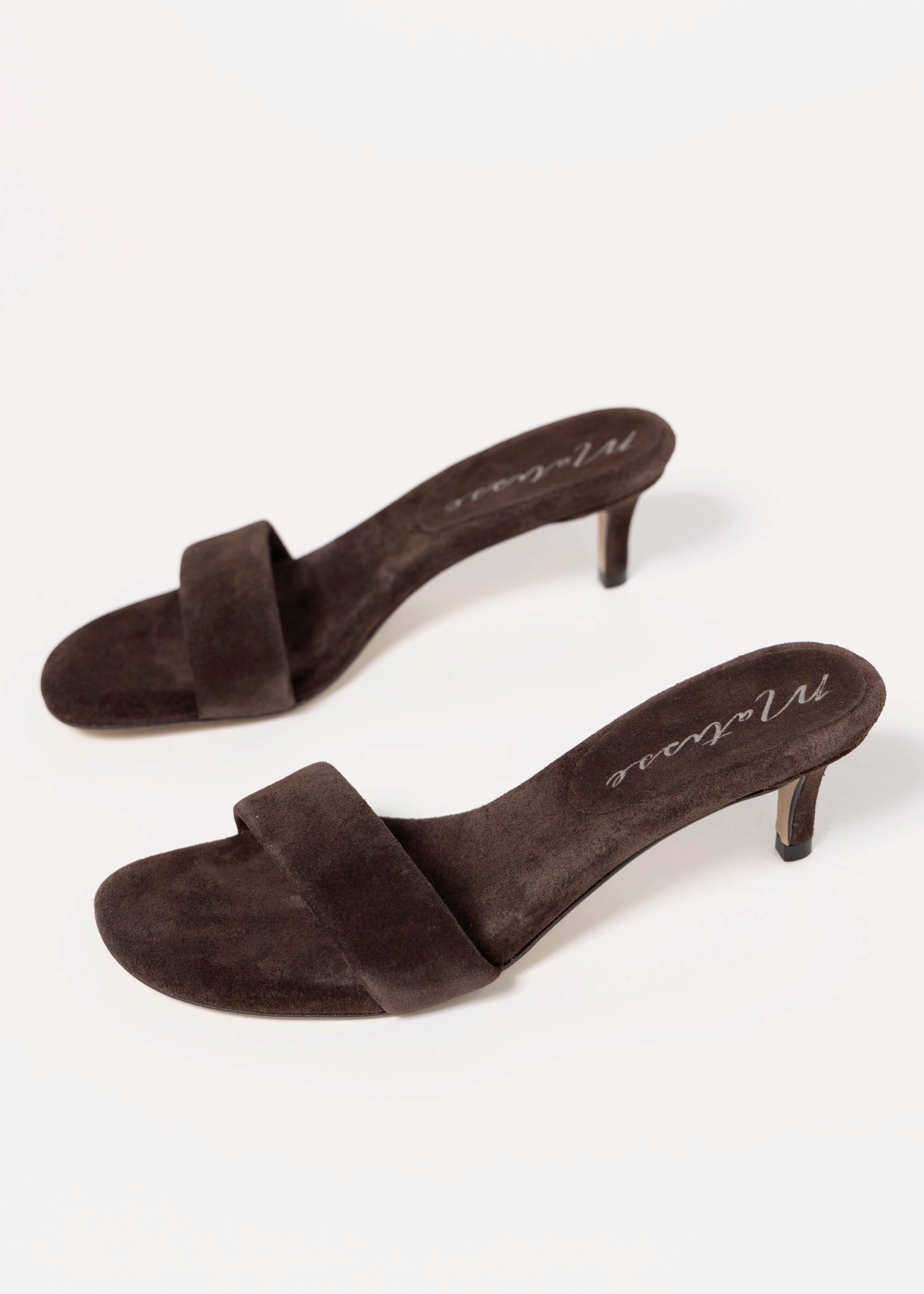 swatch_Chocolate Suede matisse poppy kitten heel sandal