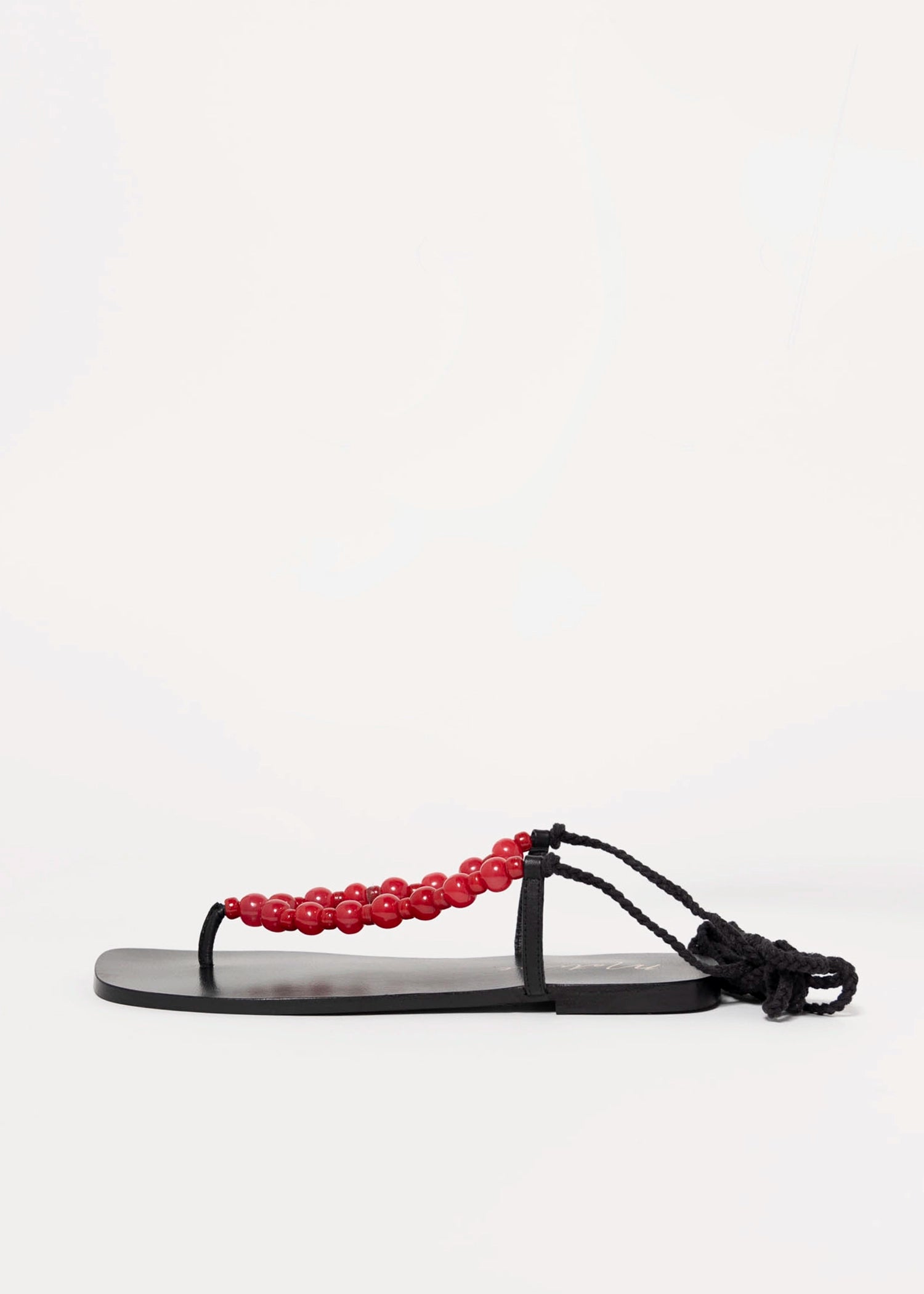 swatch_Black matisse elvie beaded thong sandal