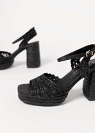 swatch_Black matisse orion raffia heeled platform sandal