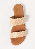 swatch_Raffia andre assous narice slide sandal