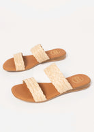 swatch_Raffia andre assous narice slide sandal