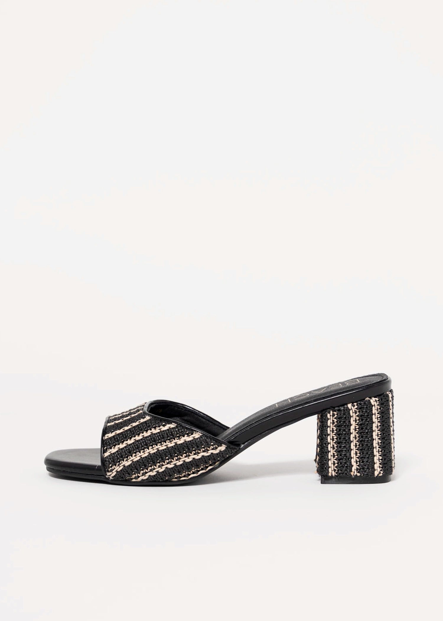 swatch_Black Raffia coconuts birdie heeled sandal