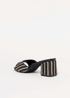 swatch_Black Raffia coconuts birdie heeled sandal