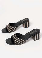 swatch_Black Raffia coconuts birdie heeled sandal