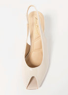 swatch_Ivory Patent clear cut peep toe slingback