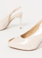 swatch_Ivory Patent clear cut peep toe slingback