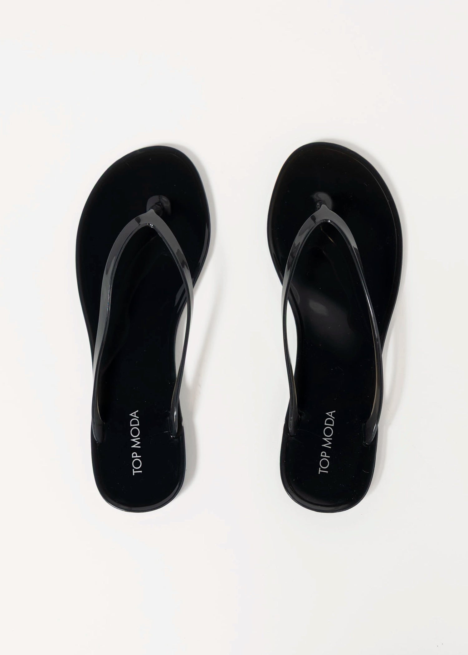 swatch_Black kate jelly flip flop thong sandal